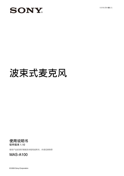 sony 索尼MAS-A100